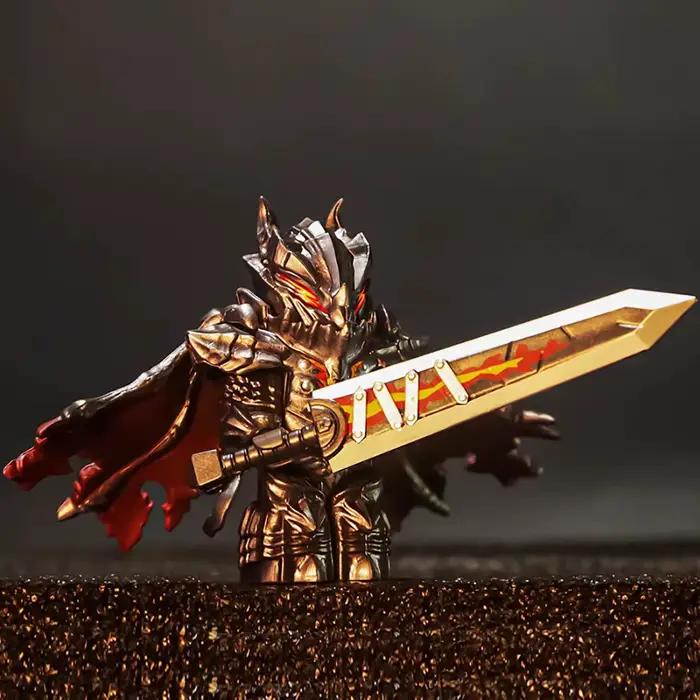 Chevaliers de Table Ronde Médiévale à Assembler Briques Compatibles Berserk Guts Puzzle Figurines Action Modèle Blocs Construction Jouet Occasions Spéciales