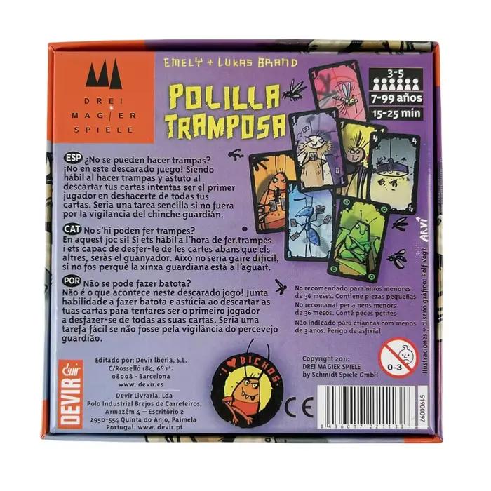 Mogel Motte Polilla Cards Jeu de société Devir-jeu fauve triche/Royal Xiaoqiang Cheating Moth
