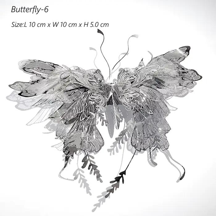Puzzle 3D en métal papillon modèle d'insecte animal blocs de construction jouet puzzle occasions spéciales enfants adolescents