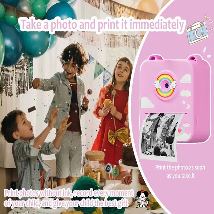 Appareil photo numérique pour enfants avec impression instantanée. L'appareil