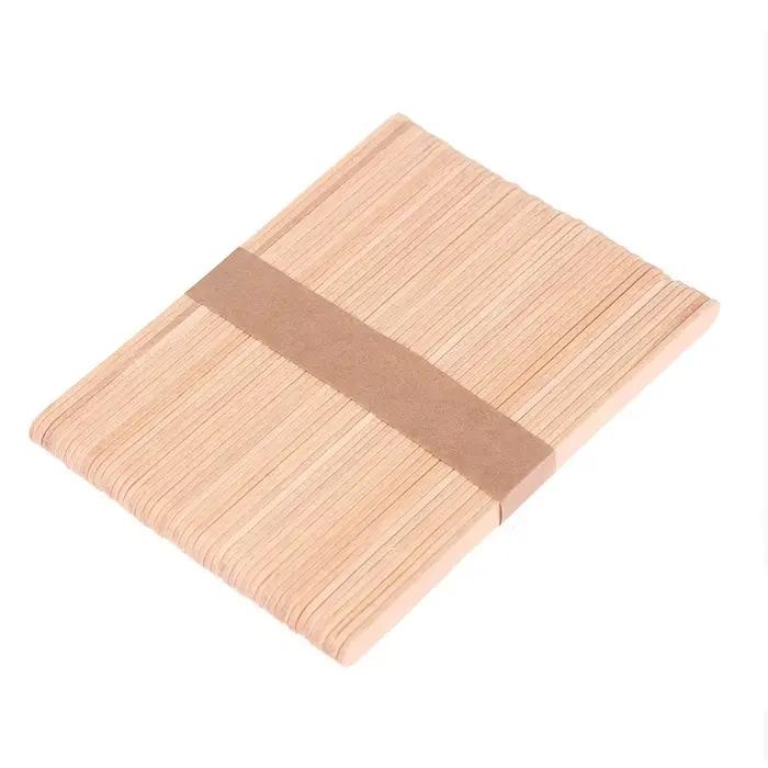 Bâtonnets de sucettes glacées 50 pièces, bâtonnets en bois pour artisanat, bâtonnets de crème glacée, bâtonnets de glaces, outils naturels pour gâteaux, bricolage, travaux manuels pour enfants, artisa
