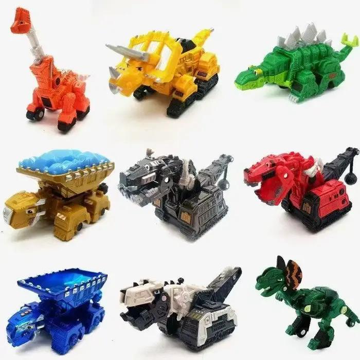 Dinotrux dinosaure camion amovible dinosaure jouet voiture Mini modèles nouveaux cadeaux pour enfants jouets dinosaure modèles Mini enfant jouets