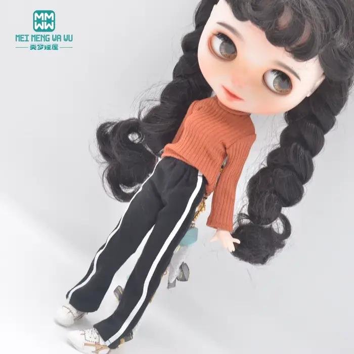 Vêtements en tissu pour poupées Blyth Azone OB22 OB24 pull col roulé survêtement chaussures élégance moderne pour garde-robe poupée occasionnels occasions spéciales