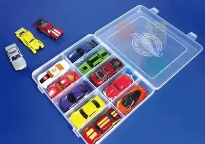 Hot Wheels – boîte de rangement de voiture en plastique 1/64