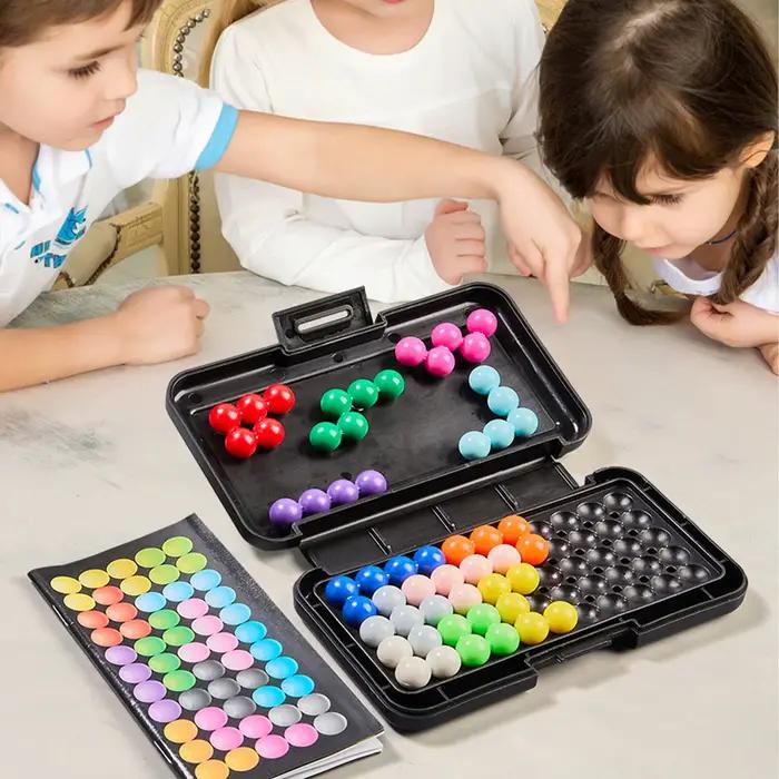 KNYYSECQ Magic Bead Challenge Puzzle Building Blocks Petits jouets pour enfants pour garçons et filles