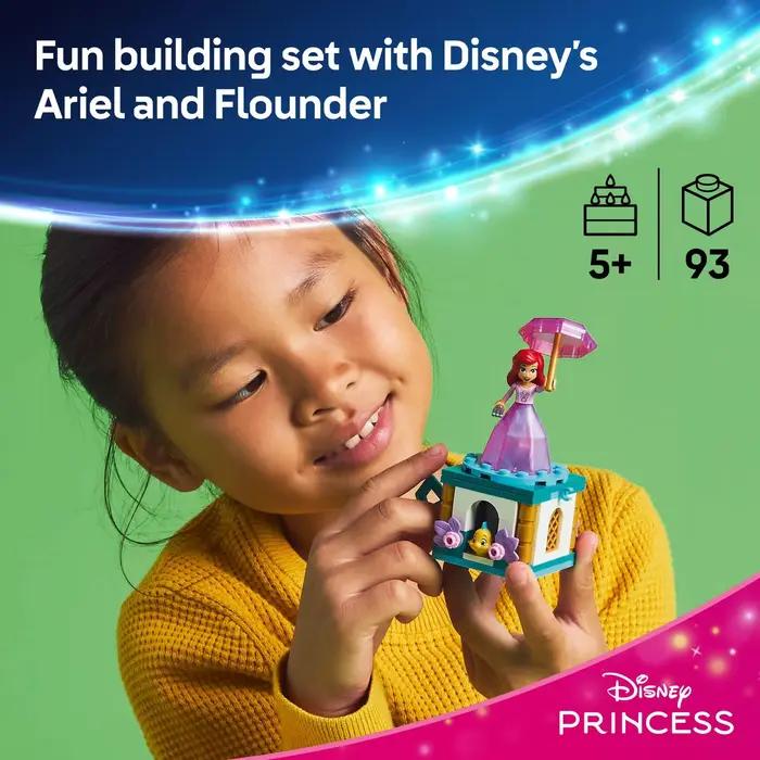 LEGO Disney Princess Twirling Ariel Jouet de construction pour enfants filles et garçons âgés de 5 ans et plus