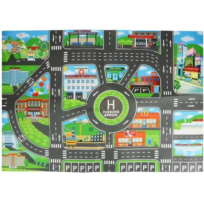 Tapis de route 83*58cm/130*100cm pour enfants