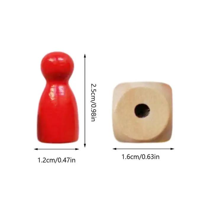 Pièces de jeu de société en bois