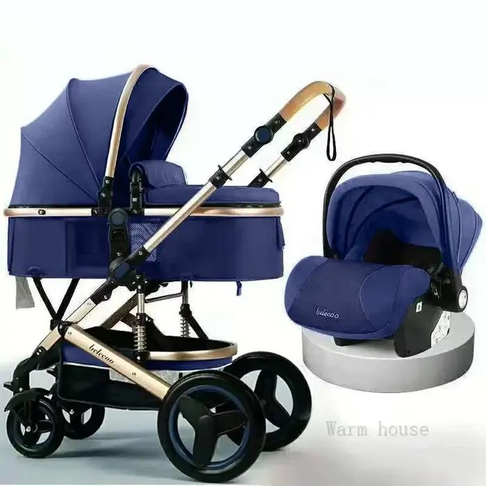 Poussette de luxe 3-en-1 Horizon avec siège auto réversible
