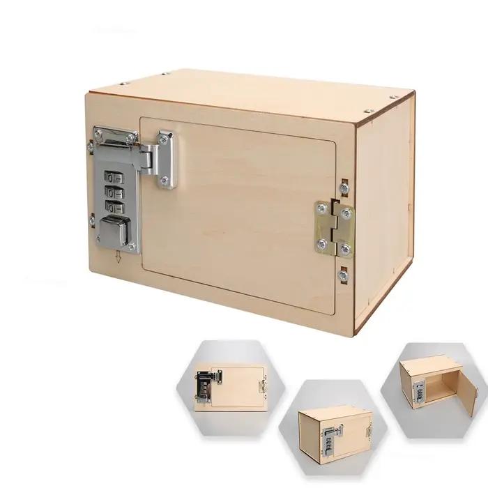 Boîte à mot de passe en bois bricolage pour enfants