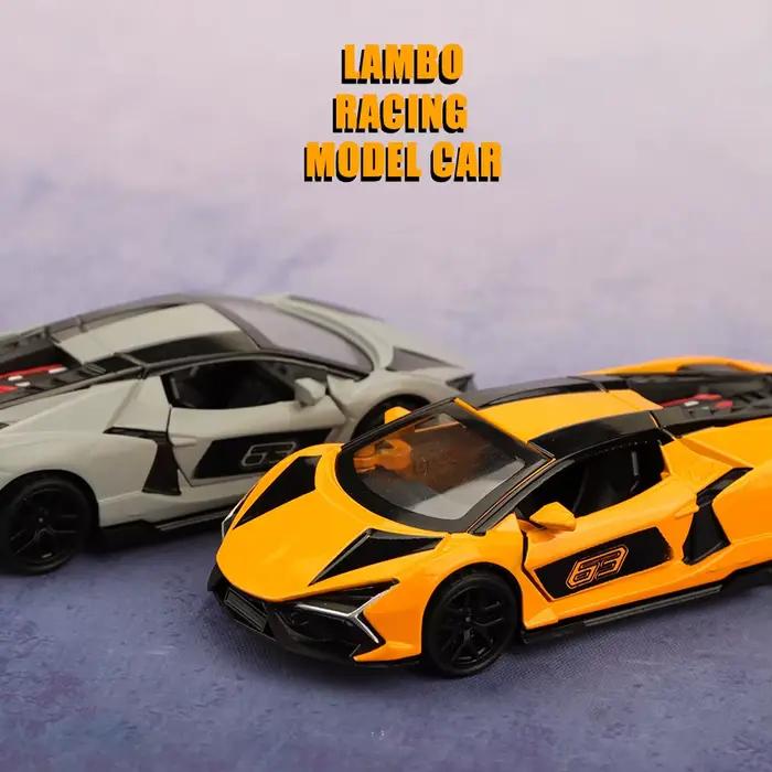 (Boîte en carton ondulé) échelle 1/36, voiture jouet style Lanbo Big Bull, ressort puissant, moulage en métal, jouet, le meilleur cadeau.