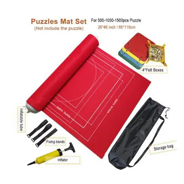 Tapis de puzzle en rouleau de feutre