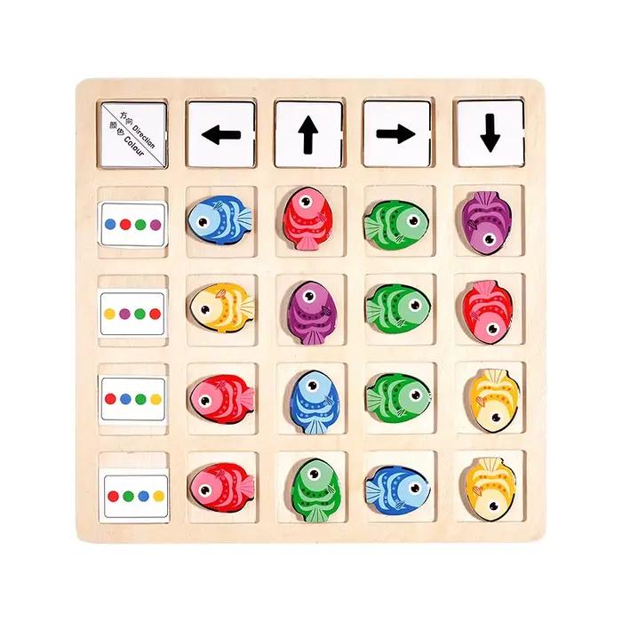 Jouets Montessori en bois pour enfants