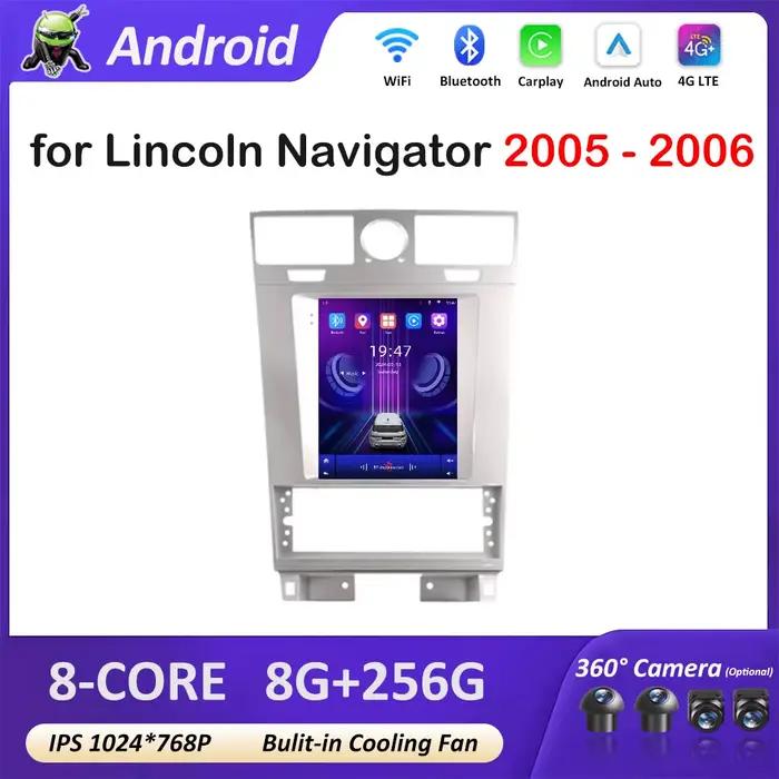 Système Intelligent de Navigation GPS pour Lincoln Navigator 2005-2006, Android Auto, Bluetooth IPS, Écran Tactile, Outils Automobiles, Unité Principale