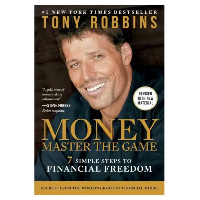 Money Master the Game de Tony Robbins 7 étapes simples vers la liberté financière Livre de poche en anglais