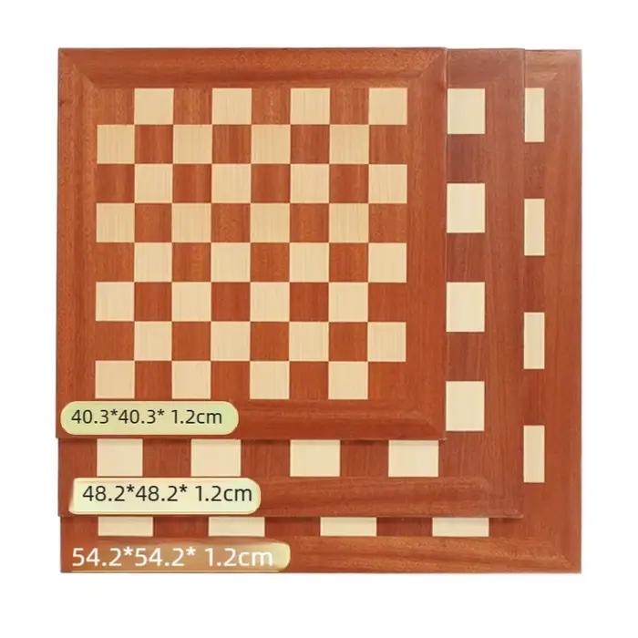 Échiquier international en bois – Jeu d'échecs haut de gamme
