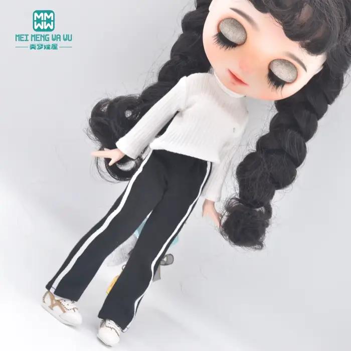 Vêtements en tissu pour poupées Blyth Azone OB22 OB24 pull col roulé survêtement chaussures élégance moderne pour garde-robe poupée occasionnels occasions spéciales