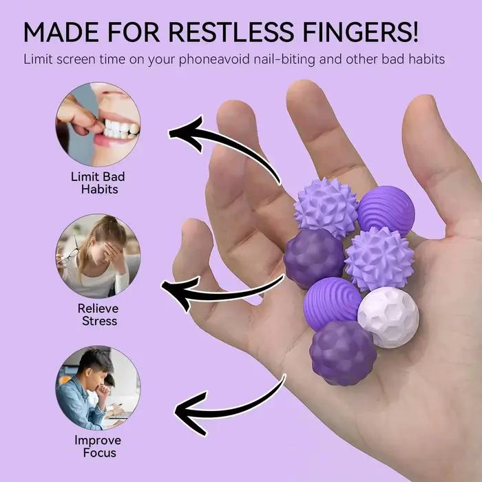 Boules sensorielles magnétiques en Silicone