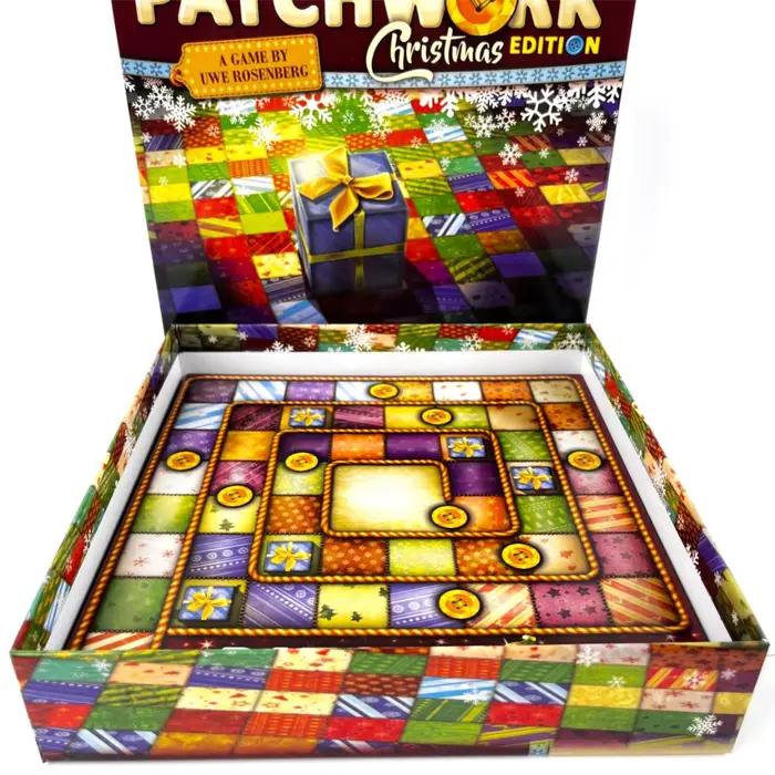 Jeu de société Patchwork Christmas – Jeu de stratégie classique pour les réunions entre amis et les soirées en famille