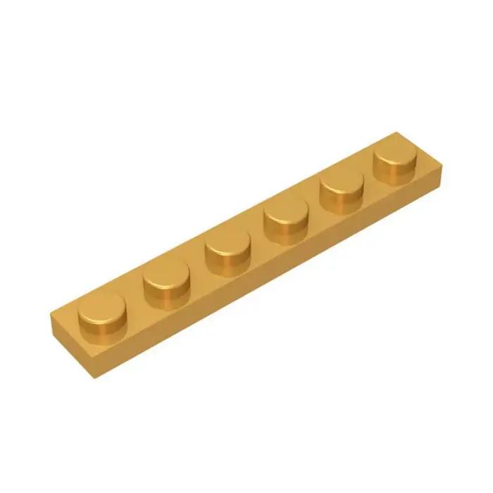 MOC 10 pièces 3666 1X6 plaque blocs de construction Kit haute technologie conseil maison briques particules bricolage