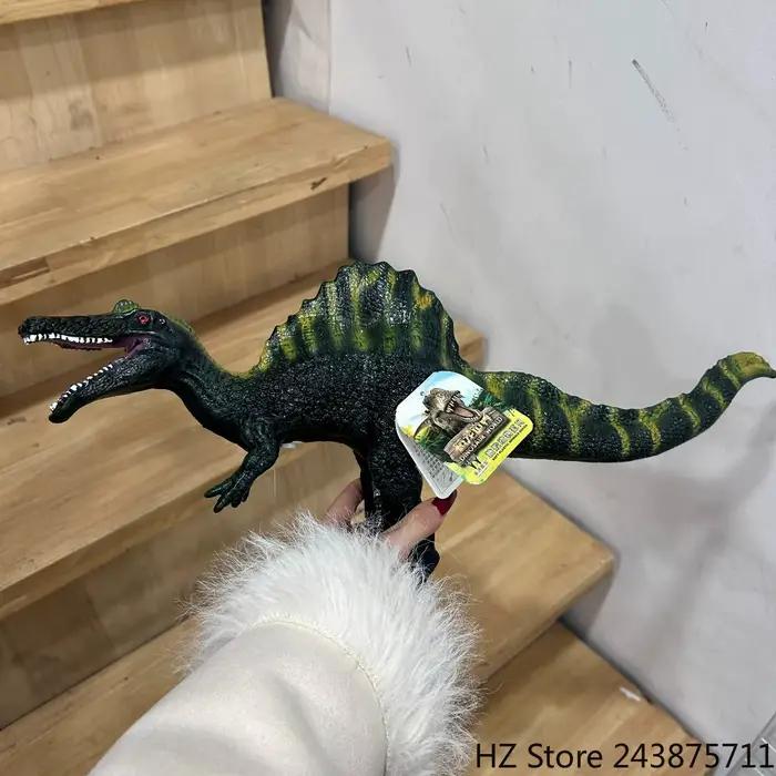 Grand jouet sonore en caoutchouc souple Dinosaures Distortus Rex Aetonyx Mosasaurus Titanosaurus Spinosaurus Mutadons – Cadeau pour garçons et enfants