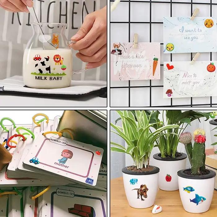 Autocollants 3D pour enfants en bas âge