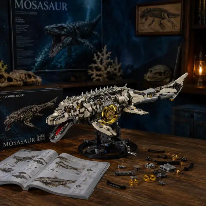 Nouveaux blocs de construction techniques Mosasaurus