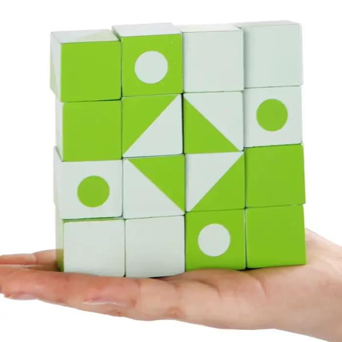 Jeu de puzzle 3D en bois