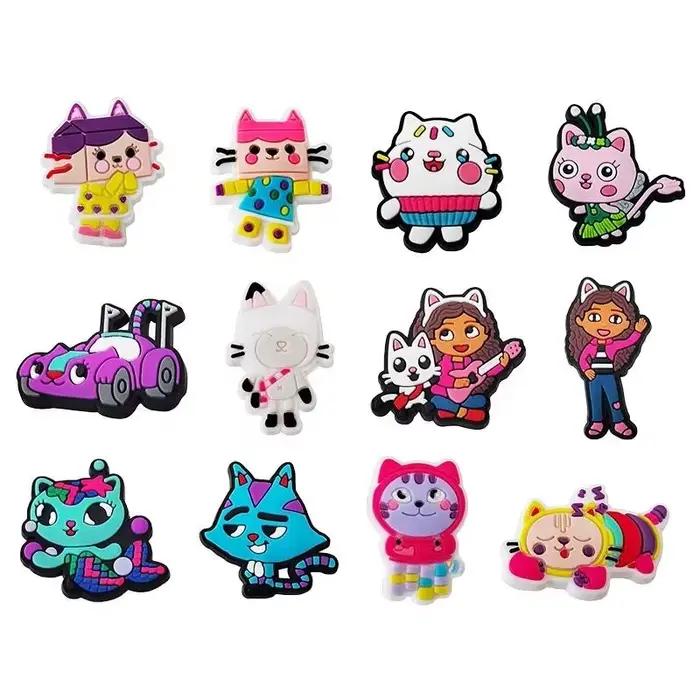 Nouvel ensemble de 12 breloques Gabby's Dollhouse pour filles
