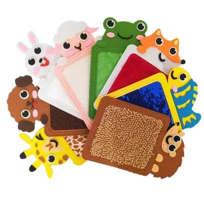 Tapis mentaires oriel en feutre pour enfants