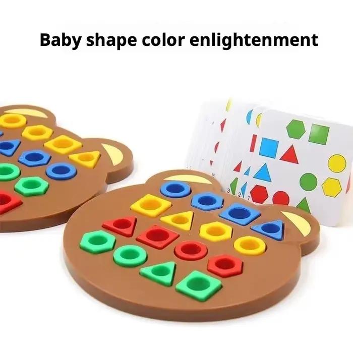 Puzzle assorti de forme géométrique