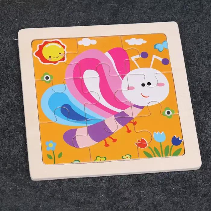 Puzzles en bois colorés animaux et véhicules pour enfants apprentissage éducatif cadeau pour garçons filles occasions spéciales