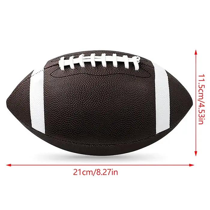 Nouveau ballon de football américain, de soccer et de rugby, taille standard 8,5 pouces, pour hommes, femmes et enfants