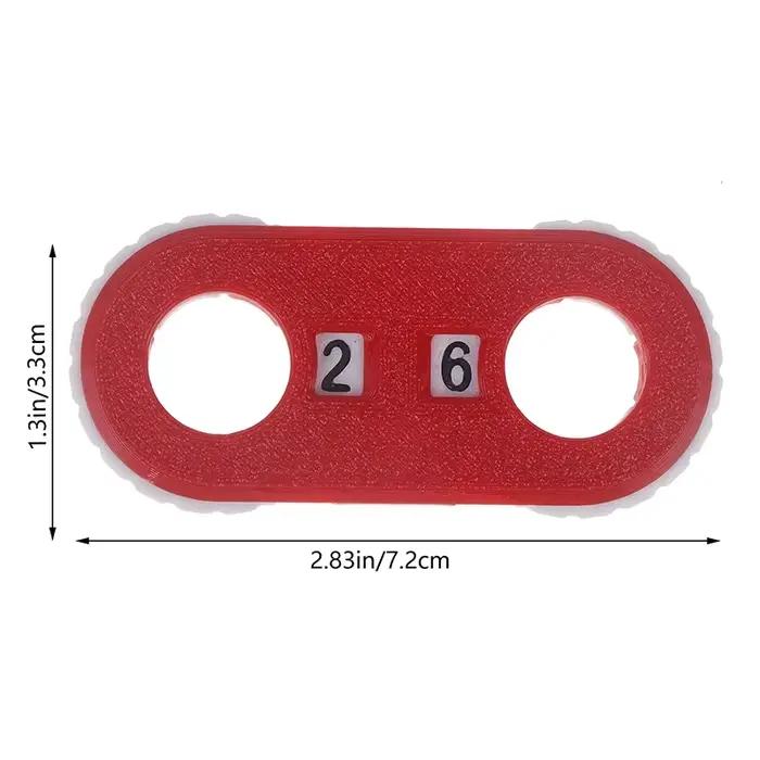 Compteur de points de jeu de table marque GUOMUZI pour suivi de scores et volume sanguin, parfait pour jeux de cartes et soirées de jeu, occasionnellement utilisé pour activités médicales, disponible en plusieurs couleurs