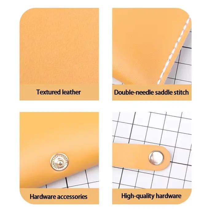 Kit de fabrication de porte-monnaie en PU DIY, style décontracté, couleur unie, style dessin animé, petit sac éléphant