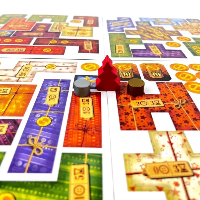 Jeu de société Patchwork Christmas – Jeu de stratégie classique pour les réunions entre amis et les soirées en famille