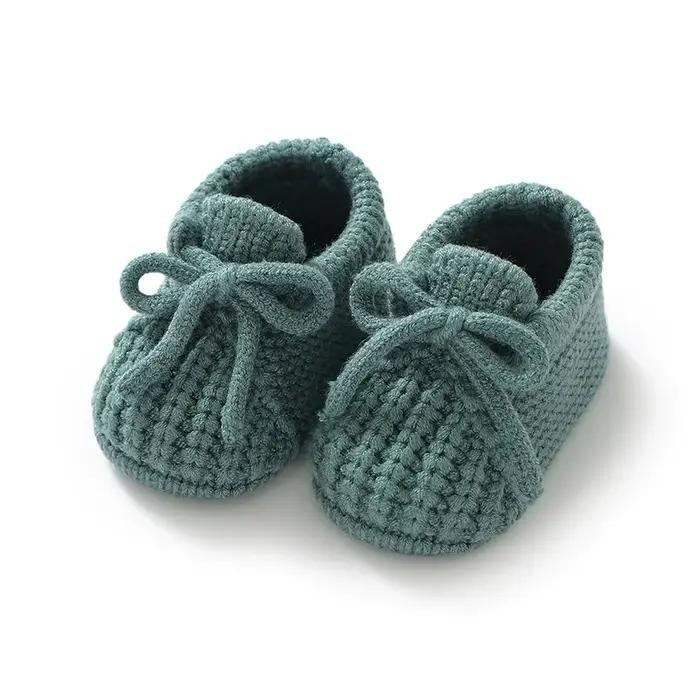 Chaussures de bébé tricotées pour nouveau-né de 0 à 18 mois