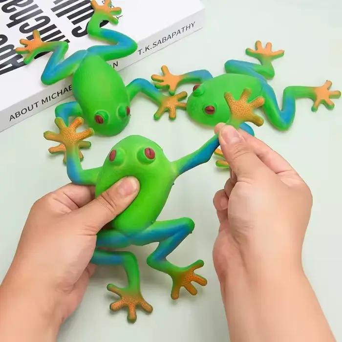 Jouet de grenouille de décompression délicat