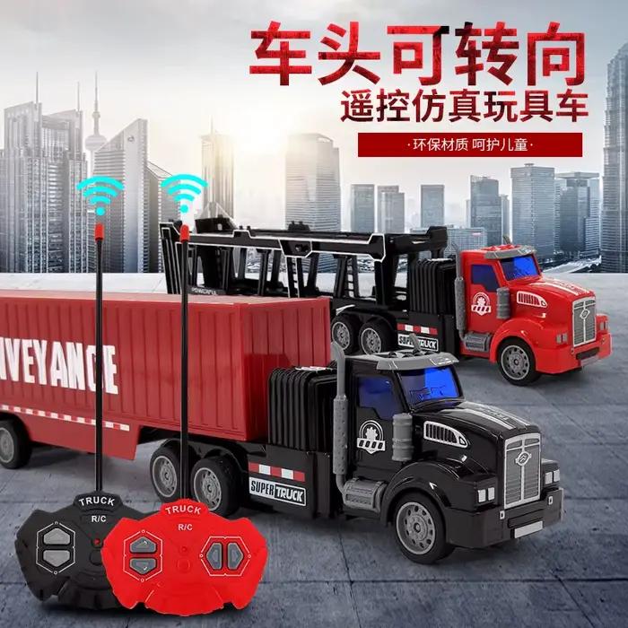 Camion Rc voitures jouets robustes camions télécommande semi-remorque Construction