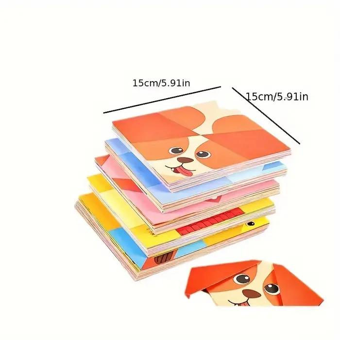 1 ensemble de 54 feuilles de papier pour origami