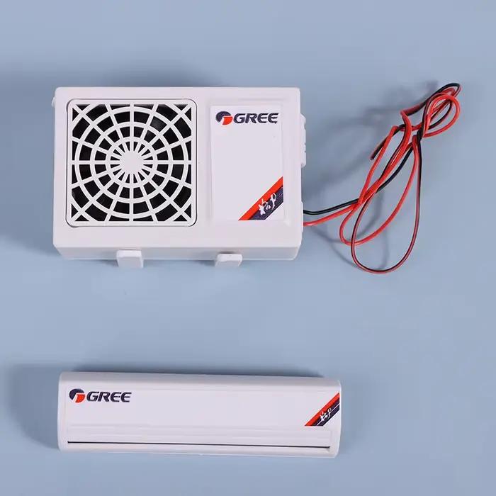Jouet modèle de tracteur à benne basculante, climatiseur, mini scène, RC