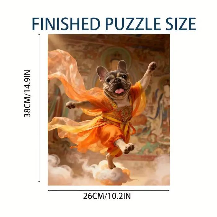 Puzzle pour adultes de 500 pièces - Motif chiot dansant