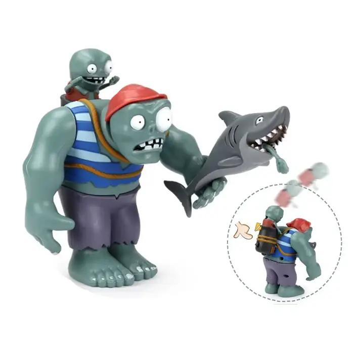 1 pièces PVZ PLANTES VS ZOMBIES 2 Peashooter Gatling Pea Shooter PVC figurine modèle jouet poupées tir