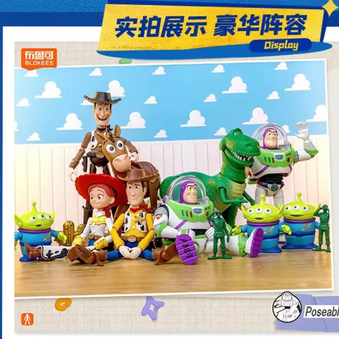 BLOKEES Nouvelle Édition Élite Toy Story Figurines de Construction Modèles à Assembler Jouets Décorations de Bureau Objets de Collection Cadeaux