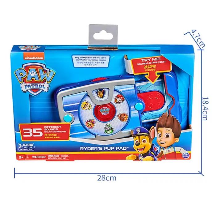 Original PAW Patrol Ryder Pup Pad tablette Mission lanceur équipe de sauvetage chien tapis d'appel enfants jouets