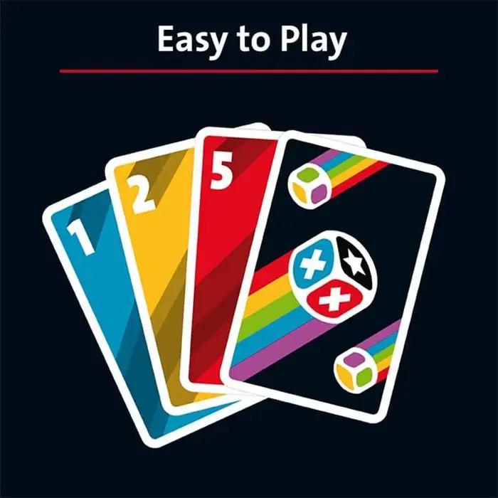 Jeu de cartes Push, jeu de société stratégique pour adultes et adolescents