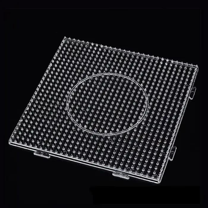 5mm Perler perles carré panneau perforé 3D Puzzle Juguetes pour Hama perle jouets éducatifs pour enfants