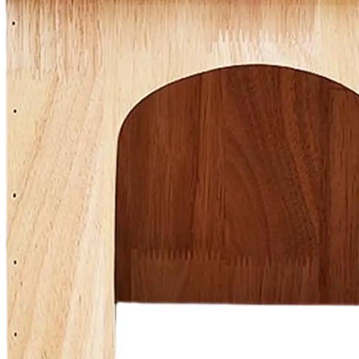 Maison pour lapin Habitat en bois d'intérieur avec fenêtre et porte Ventilé Cabane pour petits animaux pour hamster gerbille chinchilla hérisson furet