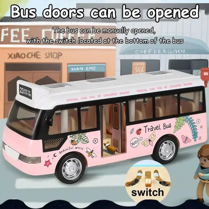 Bus de ville coule pour enfants avec lumières et sons