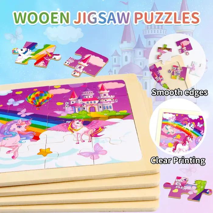 Puzzle en bois pour enfants âgés de 3 à 6 ans